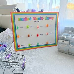 Magical Purple Scoop Bracelet Display